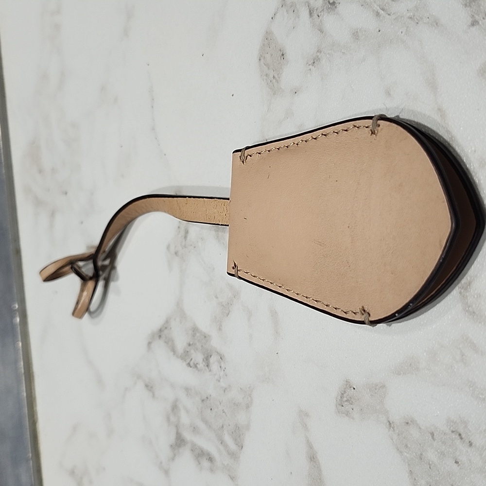 Coach All Leather Bag Key Tag Charm - Picture 3 of 3